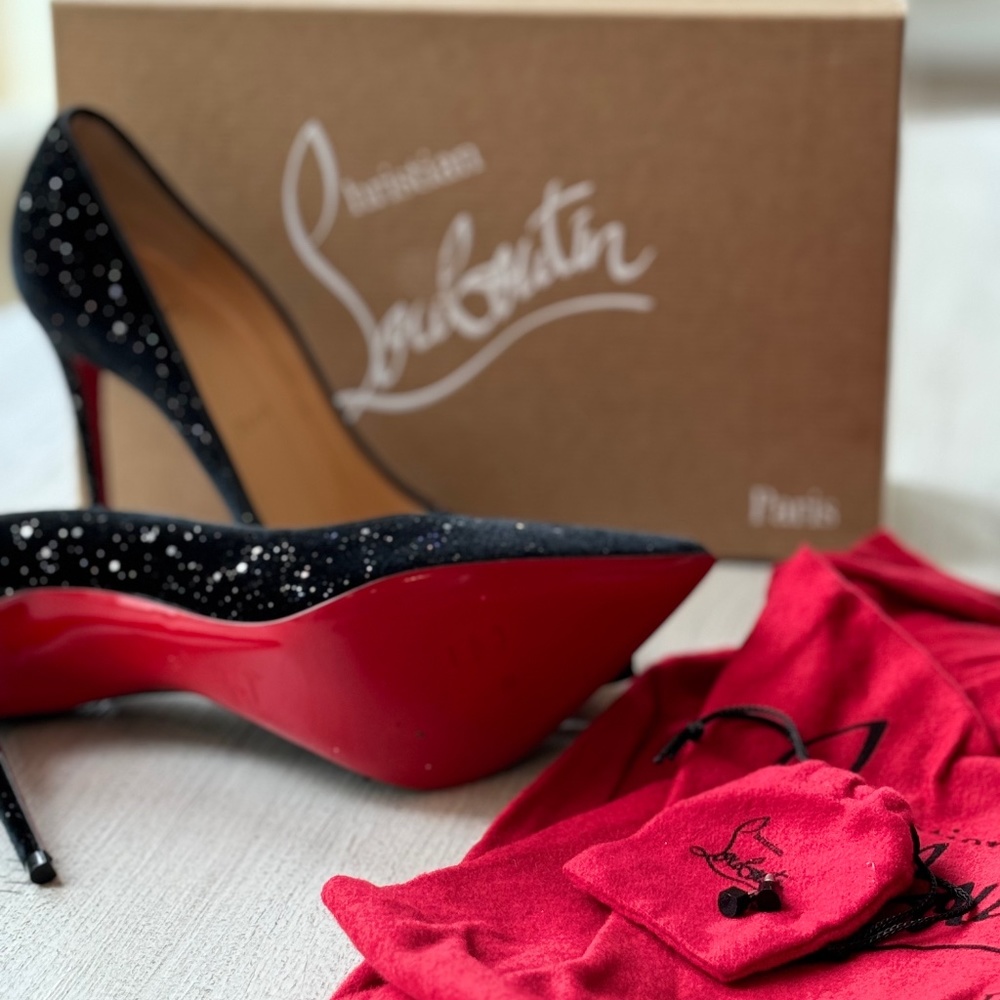 Christian Louboutin velvet galáctica/GG 100 size 39.5
